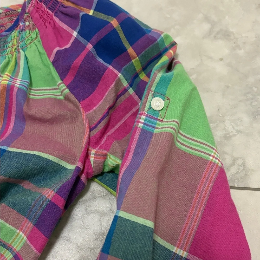 Ralph Lauren Multicolor Plaid Dress kids size 10